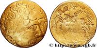 FRANCE Quart de statère “au sanglier aurige” et à l’oisea GALLIA - CALETI (Area of Pays de Caux) Ier siècle avant J.-C. (13mm, 1,42g, 11h) -