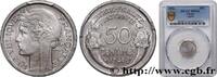 FRANCE 50 centimes Morlon, légère PROVISIONAL GOVERNEMENT OF THE FRENCH REPUBLIC 1941 (18mm, 0,7g, 6h) -
