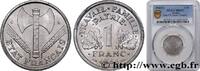FRANCE 1 franc Francisque, légère FRENCH STATE Castelsarrasin 1944 (23mm, 1,3g, 6h) -