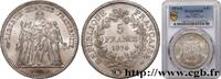 FRANCE 5 francs Hercule III REPUBLIC Bordeaux 1874 (37,44mm, 25g, 6h) -