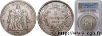 FRANCE 5 francs Hercule, petit A III REPUBLIC Paris 1875 (37mm, 25g, 6h) -