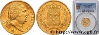 FRANCE 20 francs or Louis XVIII, tête nue LOUIS XVIII Nantes 1819 (21mm, 6,45g, 6h) -