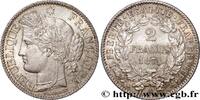 FRANCE 2 francs Cérès, avec légende III REPUBLIC Paris 1871 (27mm, 10,07g, 6h) -