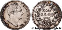 BRITISH INDIA 1 Roupie (Rupee) East India Company William IV BRITISH INDIA Calcutta 1835 (30,50mm, 11,48g, 12h) -