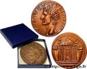 FRANCE Médaille, Reproduction d’un sesterce d’Auguste, n° REPRODUCTIONS Monnaie de Paris 1972 (70mm, 189,11g, 12h) -