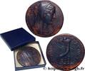 FRANCE Médaille, Reproduction d’une octadrachme d’Egypte, REPRODUCTIONS Monnaie de Paris 1973 (62,5mm, 155,87g, 12h) -