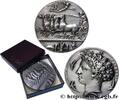 FRANCE Médaille, Reproduction du Litrae de Syracuse, n°12 REPRODUCTIONS Monnaie de Paris 1987 (66,50mm, 246,94g, 12h) -