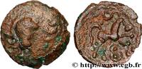 FRANCE Bronze au cheval AMBIANI (Area of Amiens) Amiens (80) c. 60-40 AC. (16mm, 2,62g, 7h) -