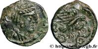 FRANCE Bronze “à l’aigle et au serpent” GALLIA - CARNUTES (Beauce area) Chartres (28) c. avant 52 AC. (16,5mm, 3,04g, 3h) -