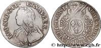 FRANCE Écu aux branches d'olivier, buste habillé LOUIS XV THE BELOVED Bordeaux 1730 (40,5mm, 29,08g, 6h) -