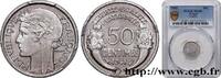 FRANCE 50 centimes Morlon, légère PROVISIONAL GOVERNEMENT OF THE FRENCH REPUBLIC 1941 (18mm, 0,7g, 6h) -