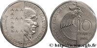 FRANCE Essai de 10 francs Robert Schuman V REPUBLIC Pessac 1986 (21mm, 6,50g, 6h) -