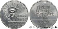 FRANCE Essai de 100 francs Liberté (Statue de la) V REPUBLIC Pessac 1986 (31mm, 15g, 6h) -