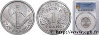 FRANCE 1 franc Francisque, lourde, avec les croix FRENCH STATE Paris 1942 (23mm, 1,60g, 6h) -