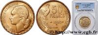 FRANCE 50 francs Guiraud IV REPUBLIC Beaumont-le-Roger 1953 (27mm, 8,08g, 6h) -