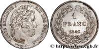 FRANCE 1 franc Louis-Philippe, couronne de chêne LOUIS-PHILIPPE I Rouen 1846 (23mm, 5,01g, 6h) -