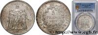 FRANCE 5 francs Hercule III REPUBLIC Bordeaux 1877 (37mm, 25g, 6h) -