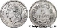 FRANCE 5 francs Lavrillier, aluminium PROVISIONAL GOVERNEMENT OF THE FRENCH REPUBLIC Castelsarrasin 1945 (31mm, 3,61g, 6h) -