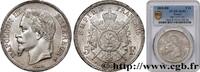 FRANCE 5 francs Napoléon III, tête laurée SECOND EMPIRE Strasbourg 1868 (37mm, 25g, 6h) -