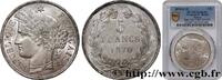 FRANCE 5 francs Cérès, sans légende GOUVERNEMENT DE LA DÉFENSE NATIONALE Bordeaux 1870 (37mm, 25g, 6h) -