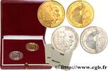 FRANCE Coffret Belle Épreuve de deux 10 francs Schuman Or COMMEMORATIVE COINS MONNAIE DE PARIS 1986 (20,7mm, g, 6h) -