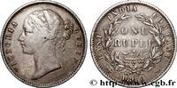 BRITISH INDIA 1 Roupie East India Company Victoria BRITISH INDIA Bombay 1840 (31,5mm, 11,43g, 12h) -