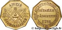 FRANCE SAINT ANTOINE DU PARFAIT CONTENTEMENT LOGES A L’ORIENT DE PARIS - LOGES PARISIENNES n.d. (27mm, 5,35g, 12h) -