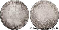 FRANCE Écu aux branches d'olivier, buste habillé LOUIS XV THE BELOVED Bordeaux 1728 (41mm, 29,05g, 6h) -