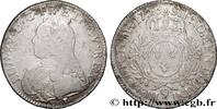 FRANCE Écu aux branches d'olivier, buste habillé LOUIS XV THE BELOVED Rennes 1726 (42mm, 28,60g, 6h) -