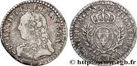 FRANCE Vingtième d’écu aux branches d’olivier, buste habi LOUIS XV THE BELOVED Besançon 1729 (17mm, 1,42g, 6h) -