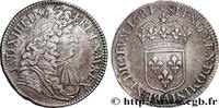 FRANCE Demi-écu, portrait à la cravate courte LOUIS XIV THE SUN KING Paris 1681 (32,5mm, 13,61g, 6h) -