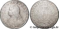 FRANCE Écu aux branches d'olivier, buste habillé LOUIS XV THE BELOVED Rouen 1726 (40,5mm, 29,13g, 6h) -