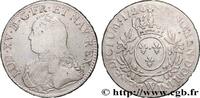 FRANCE Écu aux branches d'olivier, buste habillé LOUIS XV THE BELOVED Lille 1726 (40,5mm, 28,85g, 6h) -