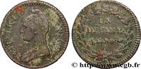 FRANCE Un décime Dupré, grand module, avec accent sur le CONSULATE Paris 1800 (31,7mm, 20,30g, 6h) -