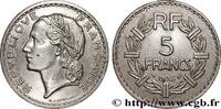 FRANCE 5 francs Lavrillier, nickel III REPUBLIC 1936 (31mm, 12,01g, 6h) -