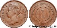 MALAYSIA - STRAITS SETTLEMENTS 1 Cent Straits Settlements Victoria MALAYSIA - STRAITS SETTLEMENTS 1886 (28,5mm, 9,39g, 12h) -