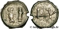 FRANCE Potin à l’oiseau et animaux affrontés - grènetis d GALLIA BELGICA - MELDI (Area of Meaux) c. 60-50 AC. (20,5mm, 4,51g, 12h) -