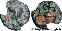FRANCE Potin au taureau et au lis, classe Ia HIGH AND MIDDLE SEINE Ier siècle avant J.-C. (17mm, 2,23g, 9h) -