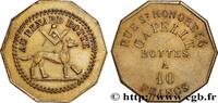 COMPANIES, INDUSTRIES AND MISCELLANEOUS TRADES 10 Francs Au Renard Botté - Capelle COMPANIES, INDUSTRIES AND MISCELLANEOUS TRADES Paris n.d. (22mm, 2,80g, 12h) -