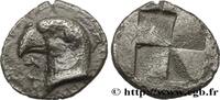 Classic 1 (480 BC to 400 BC) Hemiobole AIOLIS - CYME Cymé, Éolide c. 450 AC. (8mm, 0,48g, h) -