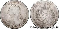 FRANCE Écu aux branches d'olivier, buste habillé LOUIS XV THE BELOVED Dijon 1726 (40,5mm, 28,5g, 6h) -
