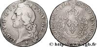 FRANCE Écu aux branches d’olivier, tête ceinte d’un bande LOUIS XV THE BELOVED Aix-en-Provence 1742 (40,5mm, 28,90g, 6h) -