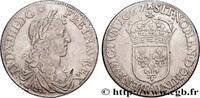 FRANCE Demi-écu, portrait apollinien LOUIS XIV THE SUN KING Paris 1667 (32mm, 13,44g, 6h) -