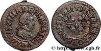 FRANCE Double tournois, type 4 LOUIS XIII Lyon 1618 (20mm, 1,94g, 6h) -
