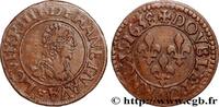 FRANCE Double tournois, 16e type de Tours LOUIS XIII Tours 1638 (20mm, 2,04g, 6h) -