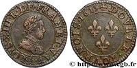 FRANCE Double tournois, type 1 LOUIS XIII Paris, Moulin du Louvre 1615 (20,5mm, 3,45g, 6h) -