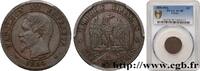 FRANCE Deux centimes Napoléon III, tête nue SECOND EMPIRE Marseille 1854 (20mm, 1,93g, 6h) -