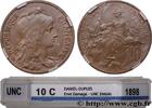 FRANCE 10 centimes Daniel-Dupuis III REPUBLIC 1898 (30mm, 9,97g, 6h) -