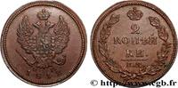 RUSSIA 2 Kopecks aigle bicéphale tranche lisse RUSSIA Ekaterinbourg 1812 (30,07mm, 14,13g, 12h) -