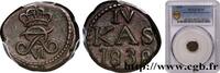 DANISH INDIA IV Kas (4 Cash) pour Tranquebar DANISH INDIA 1838 (13,40mm, 2,49g, 1h) -